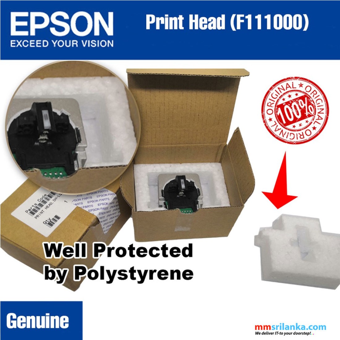 Original Epson Lq 310 Printer Head 5049